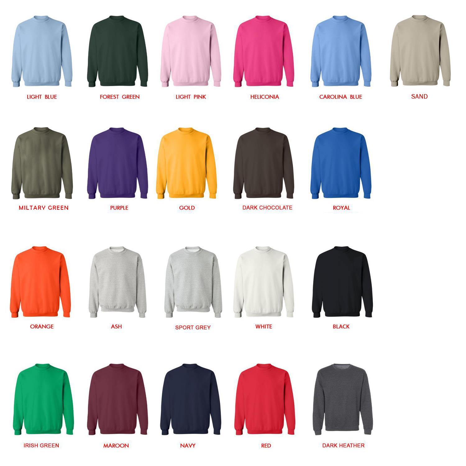 sweatshirt color chart - RimWorld Merch