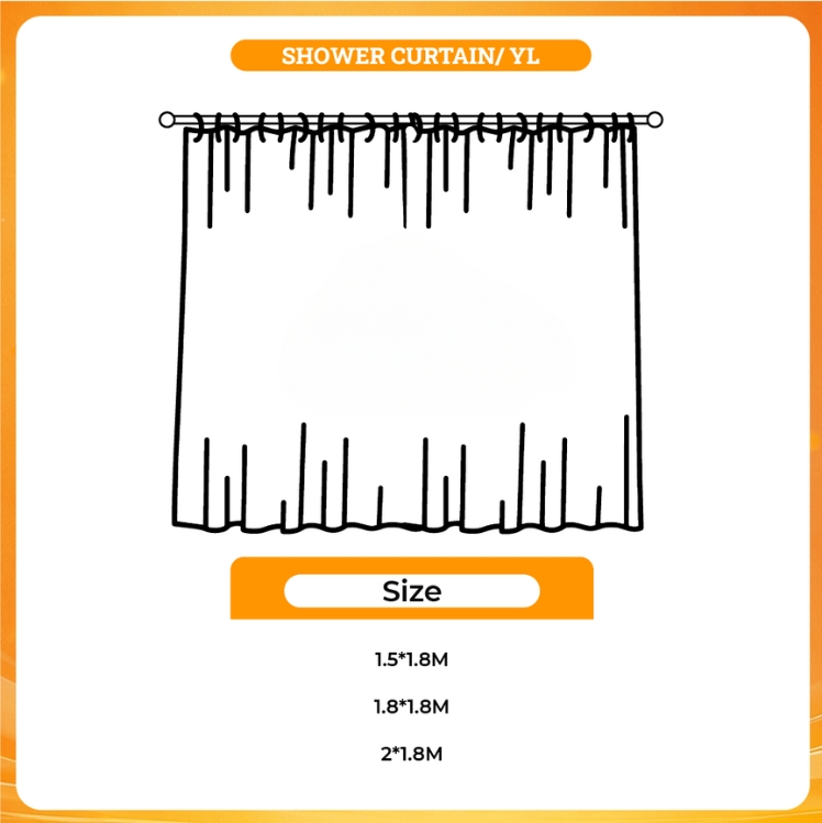 3D shower curtain - RimWorld Merch
