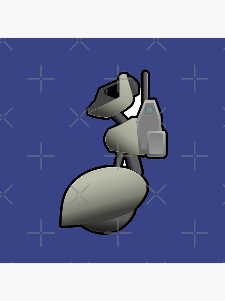 Rimworld Mechanoid Lancer Throw Pillow - Image 2