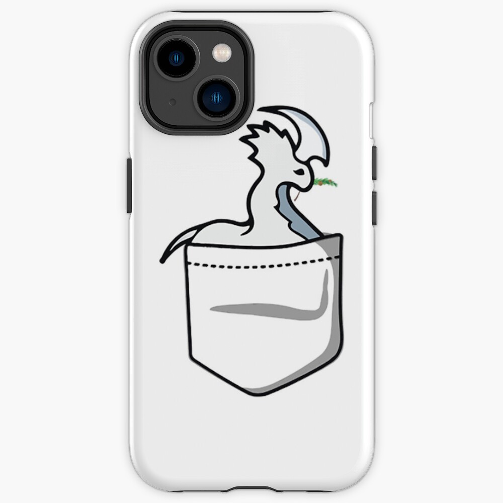Rimworld Gaming Pocket Tee Thrumbo Chewing Pine Tree Branch Funny Meme Indie Online Video Game Hd Hi Iphone Case