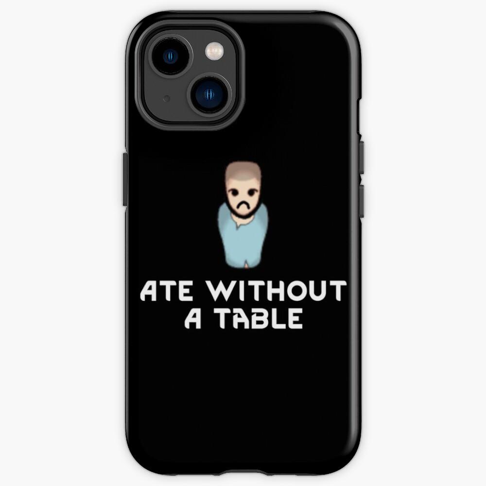 Sad Pawn That Ate Without A Table In Rimworld Male Iphone Case