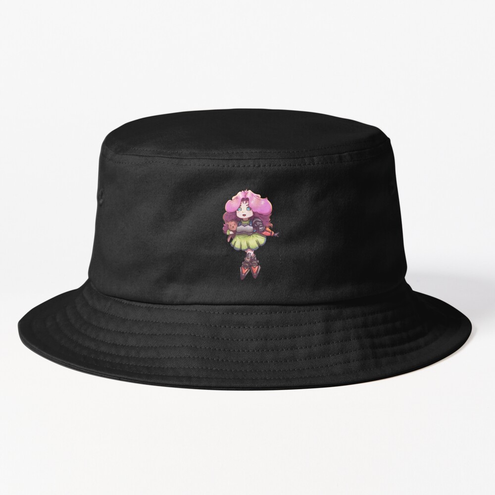 Rimworld Baseliner Xenotype Cyborg Girl Bucket Hat