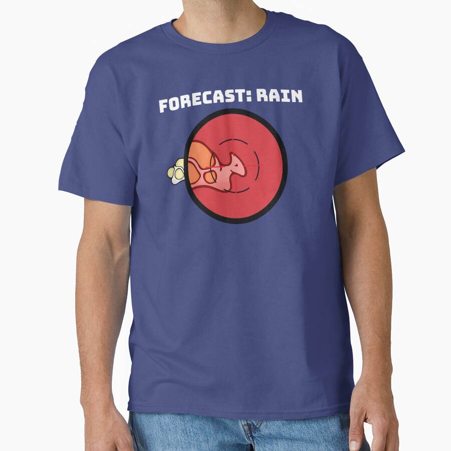 Rimworld Gaming Hunting Boomalope Forecast Rain Funny Meme Indie Online Video Game Hd High Quality T-shirt - Image 4