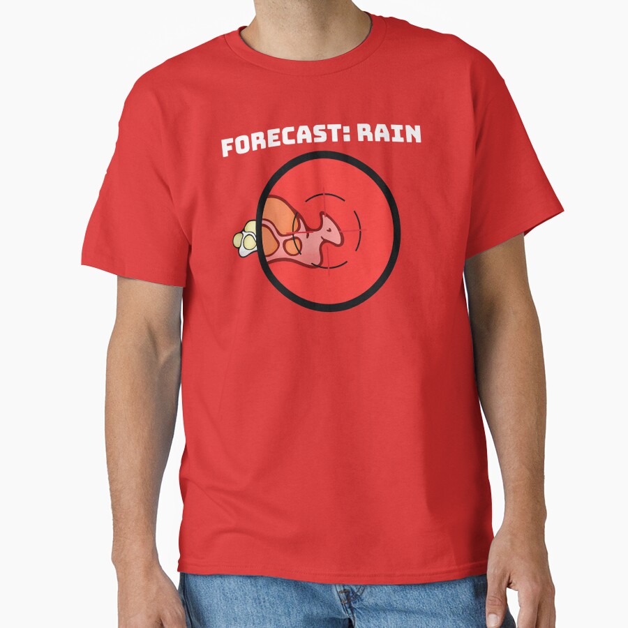 Rimworld Gaming Hunting Boomalope Forecast Rain Funny Meme Indie Online Video Game Hd High Quality T-shirt - Image 5