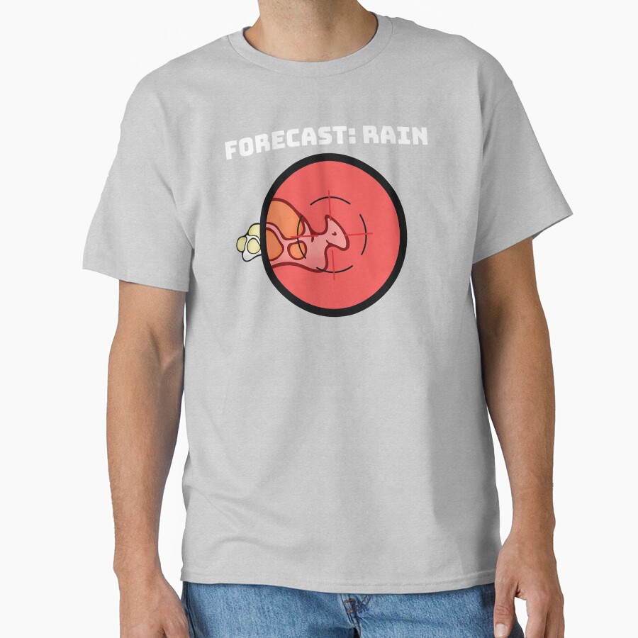 Rimworld Gaming Hunting Boomalope Forecast Rain Funny Meme Indie Online Video Game Hd High Quality T-shirt - Image 3