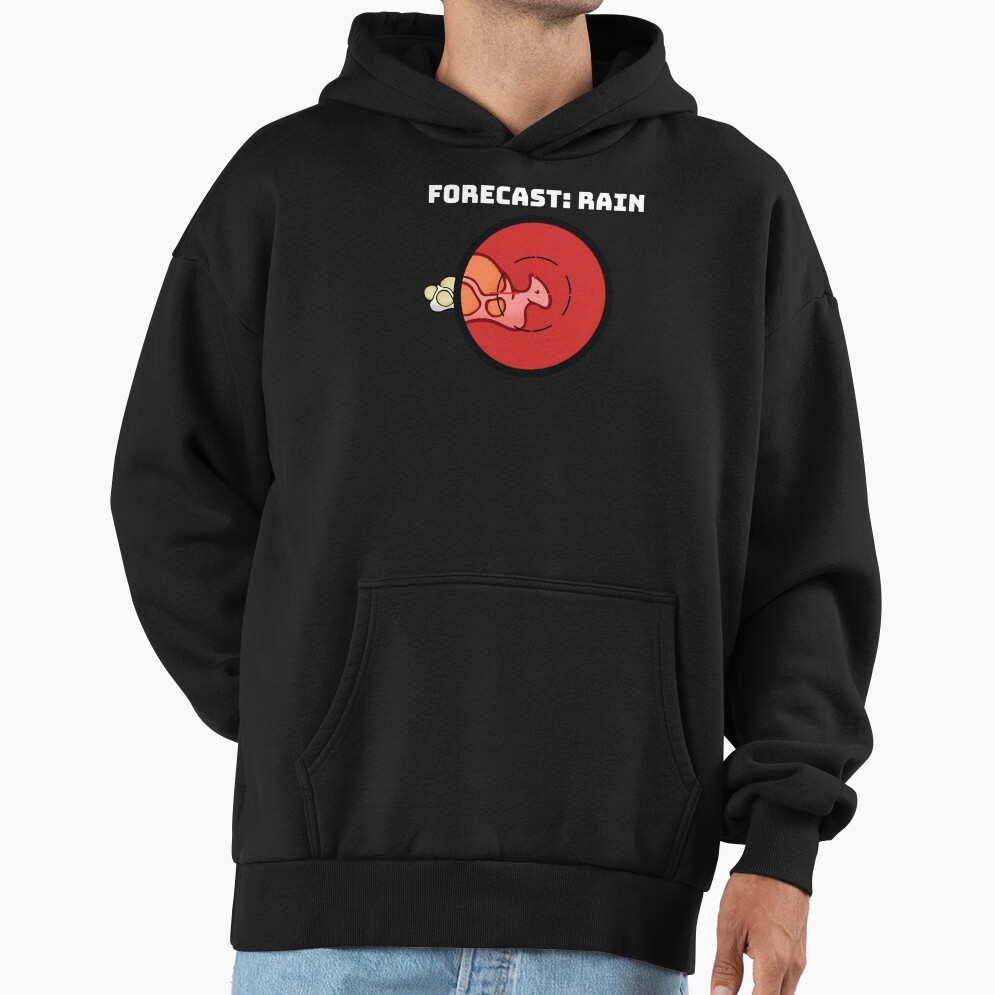 Rimworld Gaming Hunting Boomalope Forecast Rain Funny Meme Indie Online Video Game Hd High Quality Hoodie - Image 2