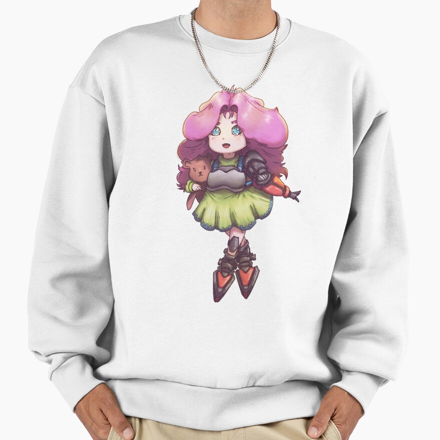 Rimworld Baseliner Xenotype Cyborg Girl Sweatshirt