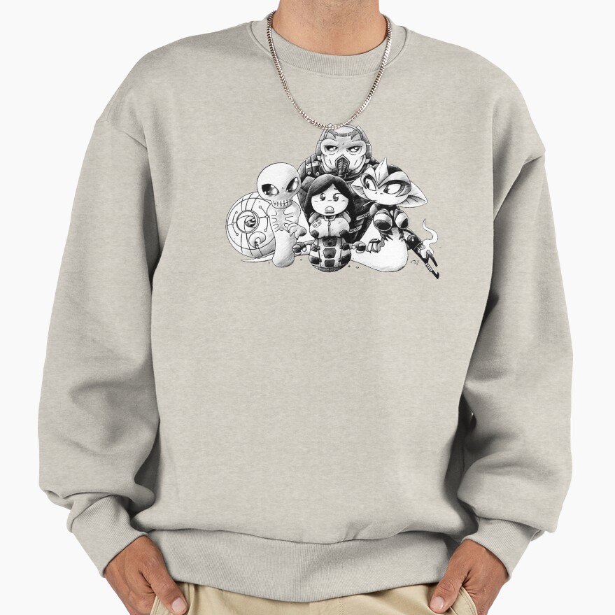 Rimworld Ate Without Table 3 Thrumbo Rimworld Active Sweatshirt - Image 3