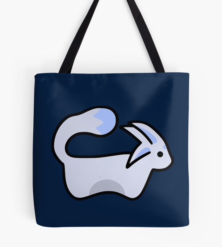 Rimworld Cat Blue Tote Bag