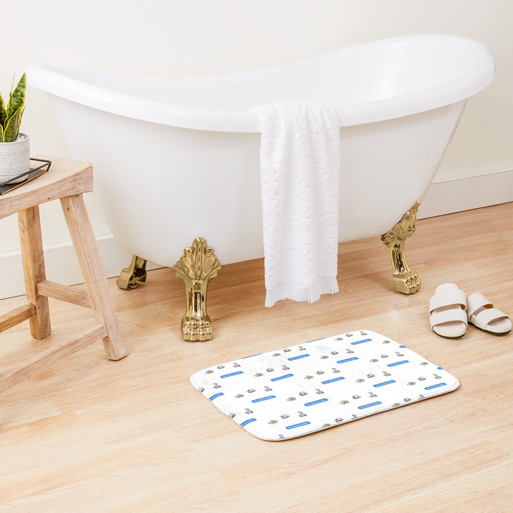 Ate Without Table Rimworld Meme Game Bath Mat - Image 2
