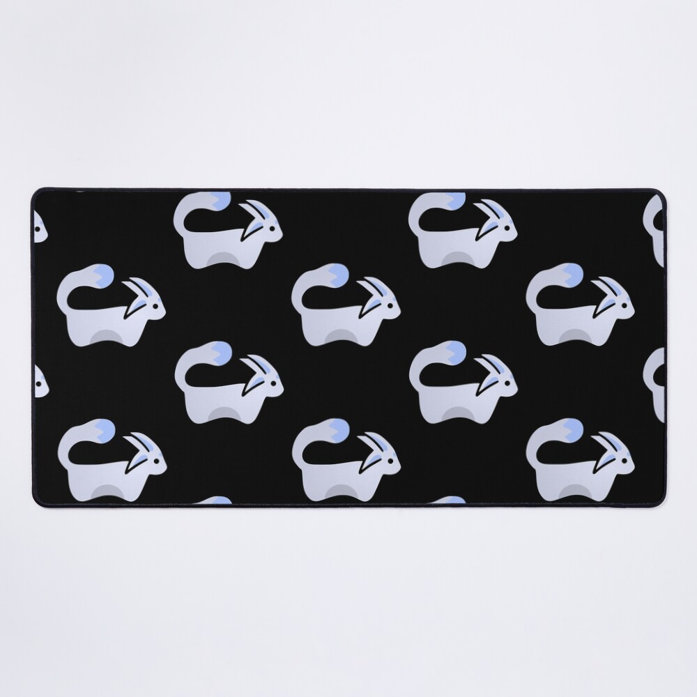 Rimworld Cat Blue Mouse Pad
