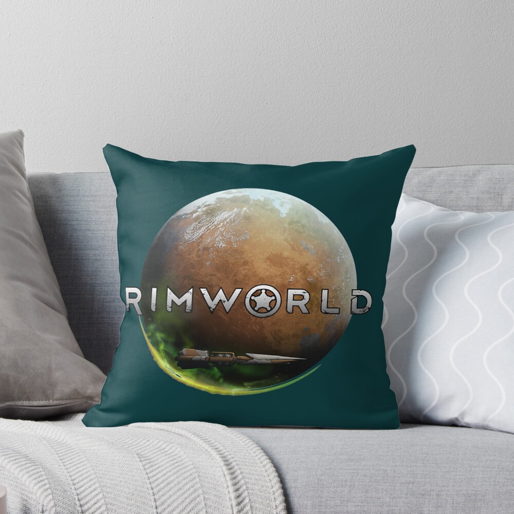 Rimworld Planet 1 Throw Pillow