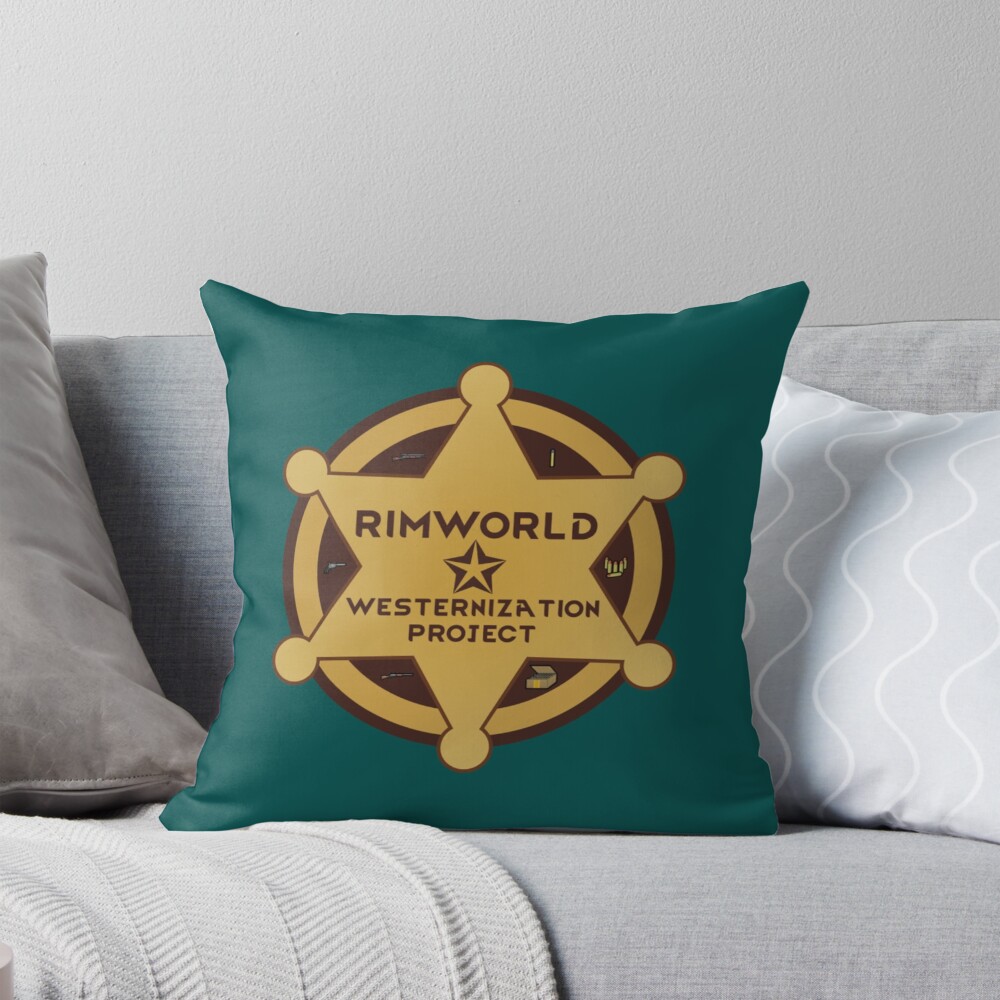 Westenization Project Rimworld168 Throw Pillow