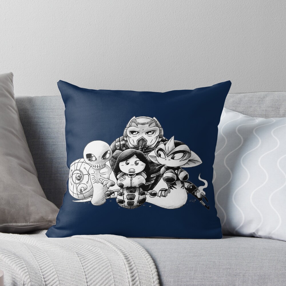 Rimworld Ate Without Table 3 Thrumbo Rimworld Active Throw Pillow