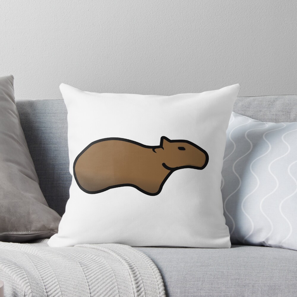 Rimworld Capybara Hd Throw Pillow