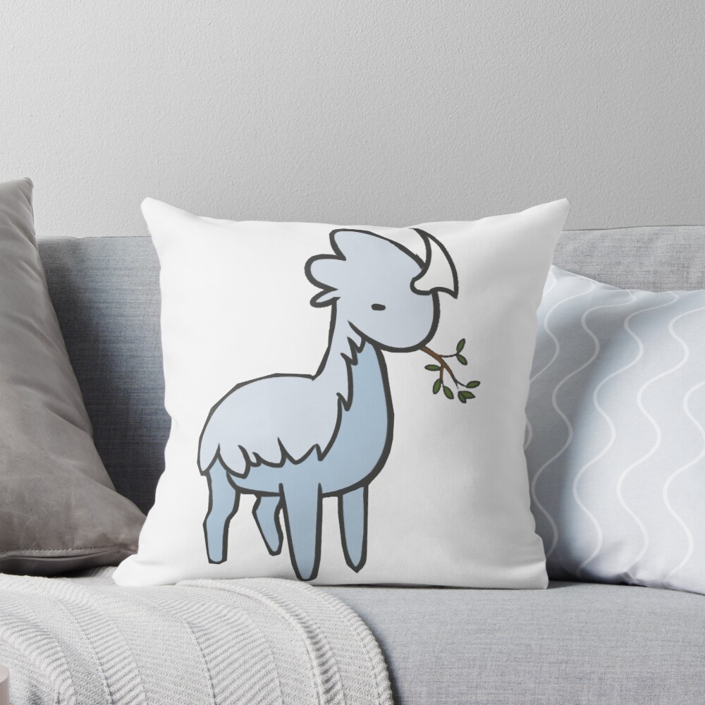 Rimworld Ate Without Table 3 Thrumbo Rimworld Throw Pillow